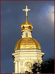 Saint Nicholas of the Sailors Church in St. Petersburg.
