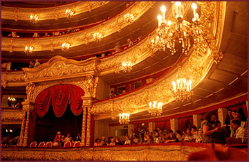 Interior of the Bolshoi Theater.
