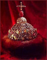 Crown of Peter the Great, 1684, made in the Kremlin Workshop.