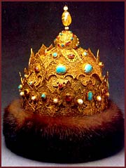 Crown of Tsar Kazan mid 16th century.