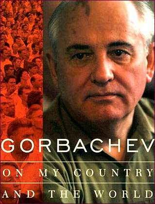 Cover of the book. M. Gorbachev.
