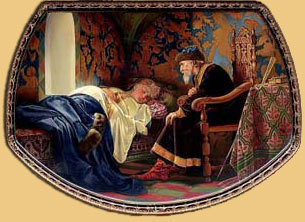 Ivan the Terrible, Palech lacquer painting.