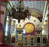 Interior of the Kazan Cathedral.