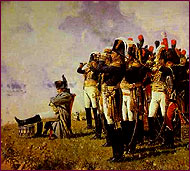 Napoleon I on the Borodino Hights. 1897. Oil on canvas. Vasily Vereshchagin. Historical Museum, Moscow.