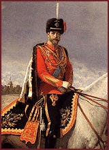 A. Macovsky. Oil on Canvas. Portrait of Nicholas II, 1908.