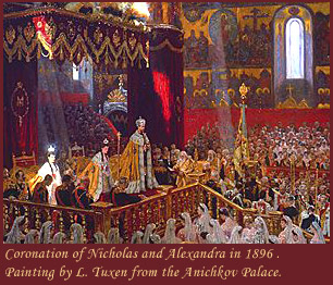 Coronation of Nicholas and Alexandra.