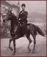 Nickolas as Tsarevich early in 1891 at Livadia, Crimea.