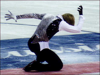 Plushenko at the Cup of Russia in November 2002.