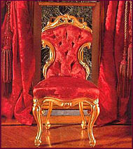 Chair from the Red Drawing Room.