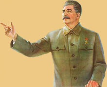 Stalin from 1952 Soviet poster.