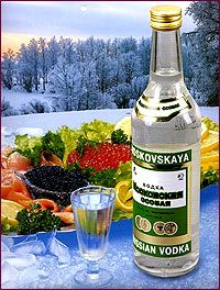 70% of Russian alcohol spend goes on cheap vodka.