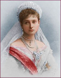 Empress Alexandra, wife of Nicholas ll, 1865.