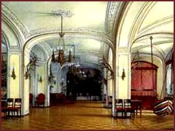 Gatchina palace. Arsenal's Hall.