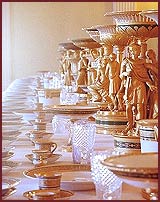 Imperial table setting.