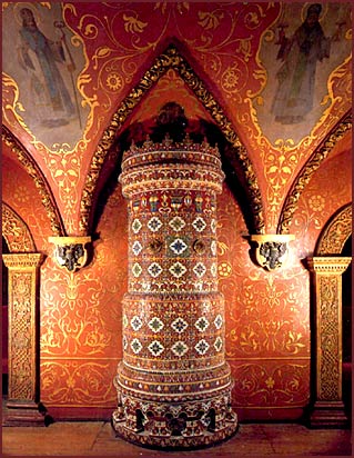 Moscow, Terem Palace, the Throne Room.
